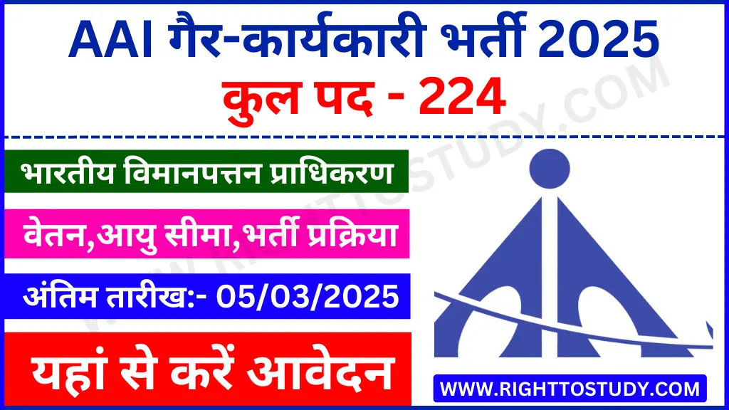 AAI Non-Executive Recruitment 2025